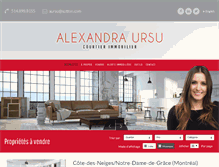 Tablet Screenshot of alexandraursu.com